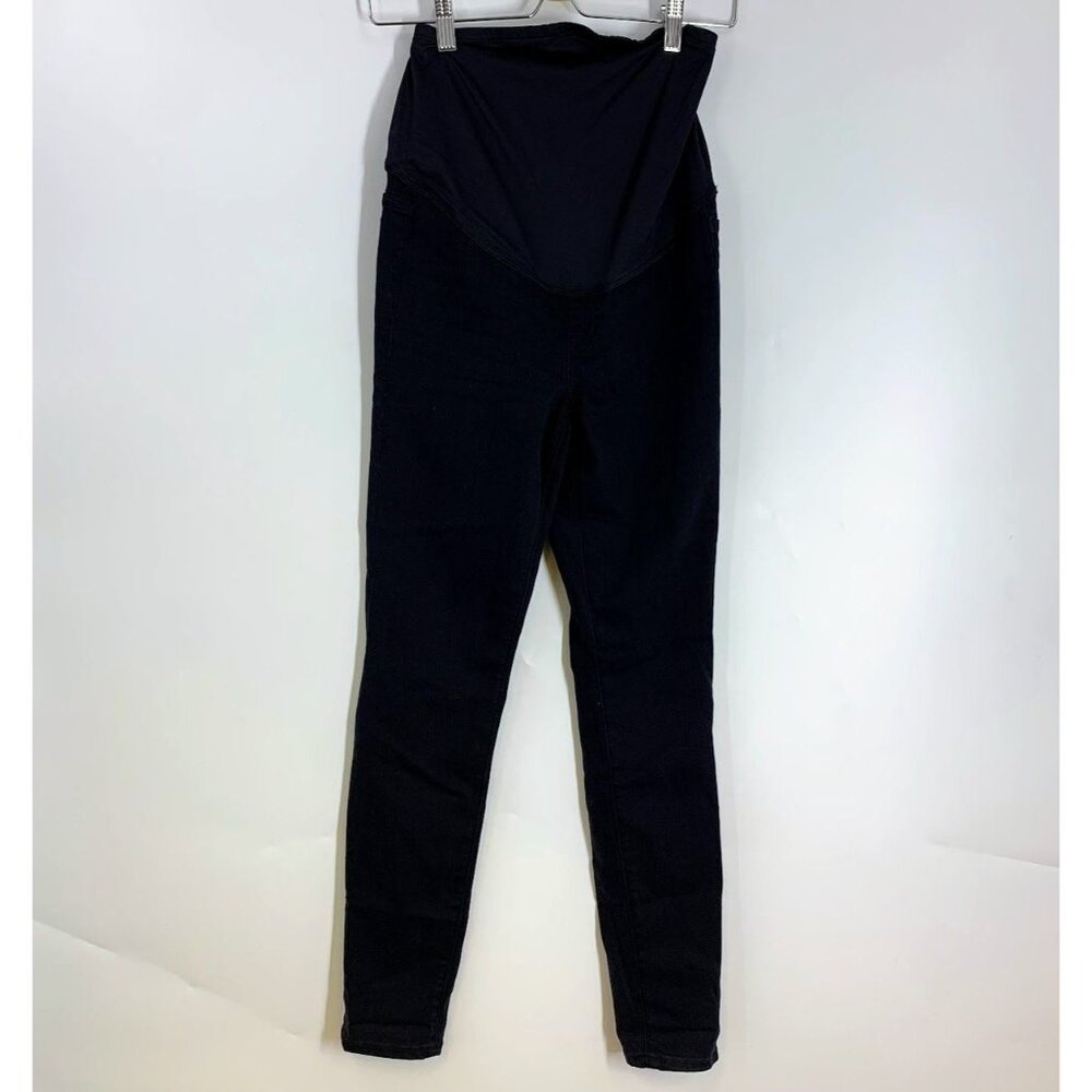 Madewell Women's Maternity Over-the-Belly Skinny Jeans in Lunar‎ Wash Size 25 - Picture 2 of 15